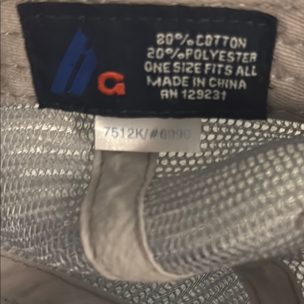Gray Baseball Cap with T Logo - Picture 3 of 5